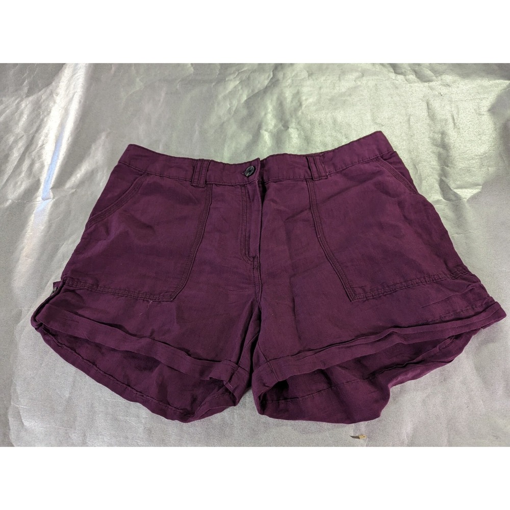 H&M womens 12 purple shorts NWT